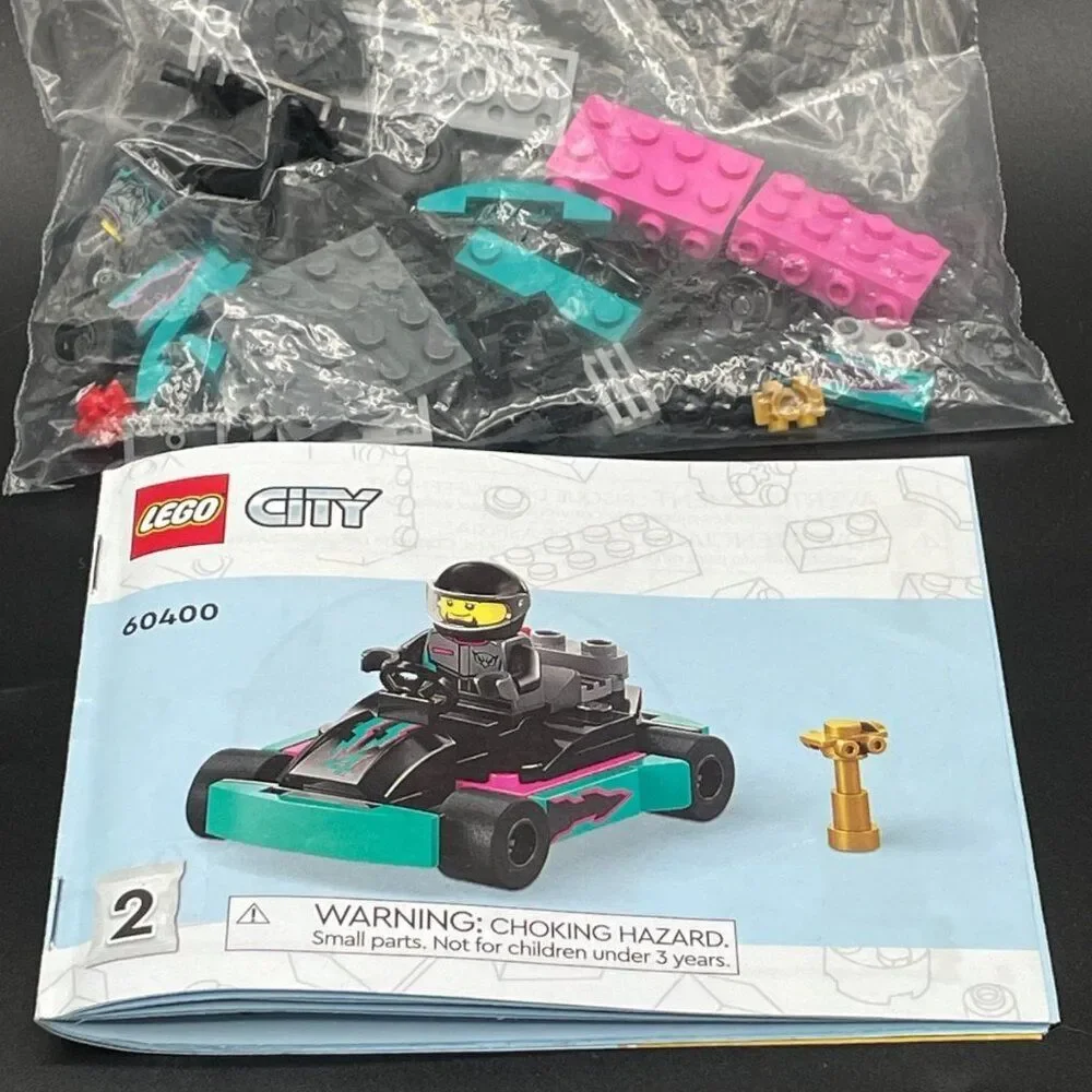 3 LEGO Sets: 75333 Star Wars Starfighter, 76914 Ferrari, 60400 Go Karts -Manuals - Picture 12 of 14